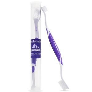 Petsmile Professional Pet Toothbrush - Patented 45° Dual-Ended Brush Head for Dog and Cat Free Shipping Good Selling