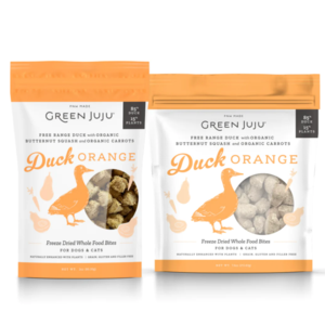 Green Juju Duck Orange Whole Food Bites, Freeze Dried Food for Dogs and Cats, 7.5oz Discount In China