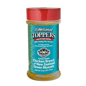 Northwest Naturals Freeze Dried Chicken Breast with NZ Green Mussles Topper for Dogs and Cats, 5oz Outlet Best Seller