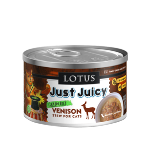 LOTUS Just Juicy Cat Can Food Venison Recipe, 5.3oz Free Shipping Pices