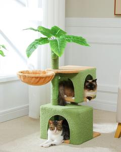 110cm CAT SCRATCHING POST CONDO HOUSE WITH HAMMOCK BED Online Cheap Quality