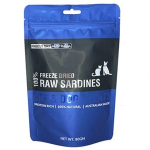 FREEZE DRY AUSTRALIA FDA Freeze-dried Whole Australian Sardines Pet Treat, 80g With Paypal