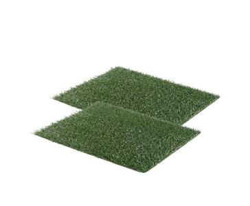 2 Grass Mat Portable Grass Potty Training Pad - 63.5cm x 38cm Comfortable Online