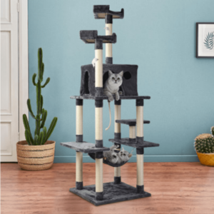184cm Cat Scratching Post / Tree / Pole - Dark Grey Free Shipping Real