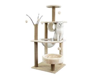 120cm Cat Scratching Tower with Bed Stand Clearance Limited Edition