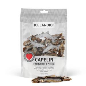 Icelandic  Pure Capelin Whole Fish Dog Treats, 2.5oz Free Shipping Online
