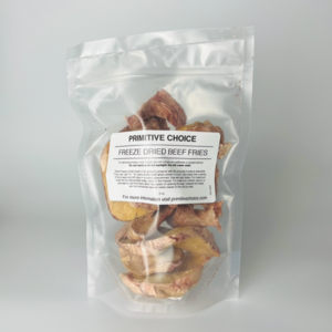 Primitive Choice Freeze-Dried Beef Fries Pet Treat, 2oz Cheap Geniue Stockist