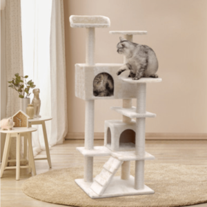 134cm Cat Scratching Post / Tree / Pole - Beige Sale For Cheap