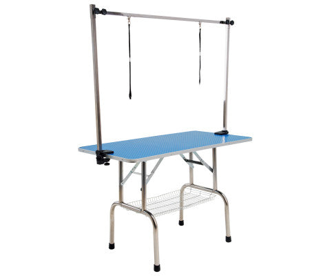 120cm Pet Grooming Table - Blue Manchester
