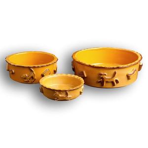Large Dog Food/Water Bowl - Caramel Discount 2025 Unisex