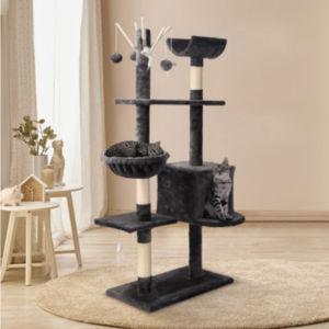 140cm Cat Scratching Post / Tree / Pole - Dark Grey Outlet Fashion Style