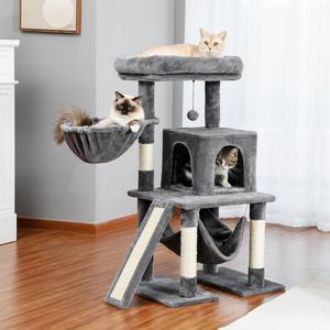 105cm Cat Scratching Post / Tree / Pole - Grey Visa Payment Cheap Pice