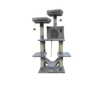 145cm Cat Scratching Post/ Tree - Grey Authentic Online