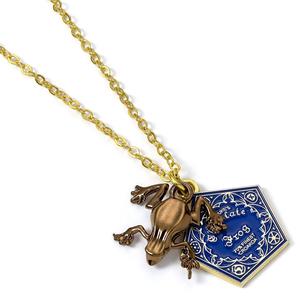 Harry Potter Gold Plated Necklace Chocolate Frog Clearance Manchester Great Sale