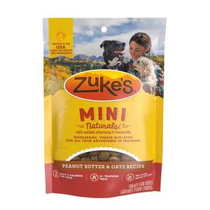 Zuke’s Mini Naturals Peanut Butter & Oats Recipe Dog Treats Store With Big Discount