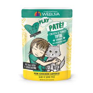 Weruva BFF PLAY Paté Chicken & Turkey Tiptoe Dinner in a Hydrating Purée Cat Food View