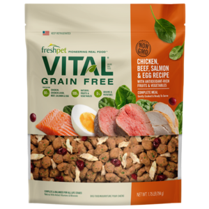 VITAL® GRAIN FREE CHICKEN, BEEF, SALMON & EGG RECIPE WITH ANTIOXIDANT-RICH FRUITS & VEGETABLES FOR DOGS Sale Finishline