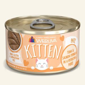 Weruva Kitten, Tuna & Salmon Formula in a Hydrating Purée Cheapest Pice Online