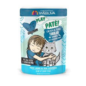 Weruva BFF PLAY Paté Chicken & Tuna Tubular Dinner in a Hydrating Purée Cat Food Geniue Stockist For Sale