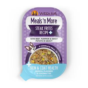 Weruva Meals 'n More Steak Frites Recipe Plus with Beef, Pumpkin & Sweet Potato in Gravy Dog Food Best Sale For Sale
