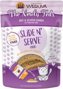 Weruva Slide N' Serve Grain Free The Newly Feds Beef & Salmon Dinner Wet Cat Food Pouch Outlet Amazing Pice