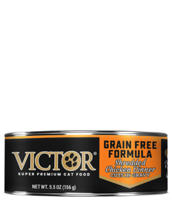 Victor Grain Free Formula Shredded Chicken Dinner Cuts in Gravy Cat Food Free Shipping The Cheapest