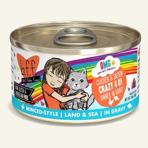 Weruva BFF OMG! Crazy 4 U Chicken Salmon (2.8oz*) Clearance Store For Sale