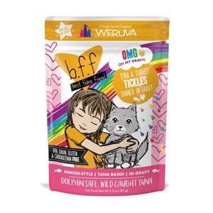 Weruva BFF Tuna & Turkey Tickles Recipe Pouches Wet Cat Food Sale Best Seller