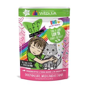Weruva BFF Tuna & Lamb Luv Ya Recipe Pouches Wet Cat Food Clearance Perfect