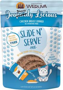 Weruva Slide N' Serve Grain Free Jeopurrdy Licious Chicken Dinner Wet Cat Food Pouch Clearance Affordable