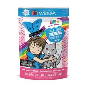 Weruva BFF Tuna & Chicken Charm Me Recipe Pouches Wet Cat Food Sale Top Quality