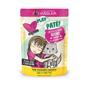 Weruva BFF PLAY Paté Chicken & Duck Destiny Dinner in a Hydrating Purée Cat Food Quality Free Shipping For Sale