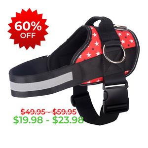 Patriotic Red Joyride Basic Essential Dog Harness 1.0 Collections