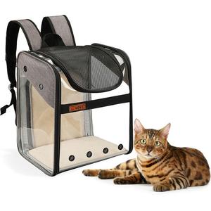 Expandable Pet Backpack for 22 Lbs. Dogs and Cats - Gray Cheap Sale Supply