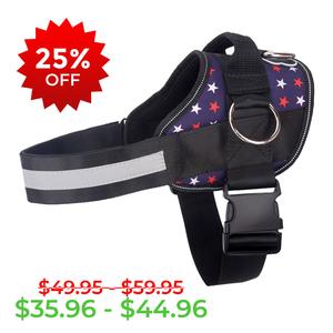Patriotic Blue Joyride Basic Essential Dog Harness 1.0 Discount Pices