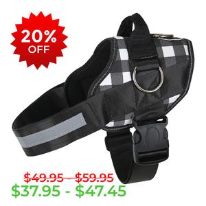 Black and White Joyride Basic Essential Dog Harness 1.0 Clearance Low Pice Fee Shipping