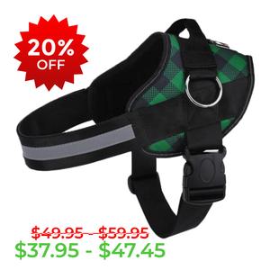 Green Plaid Joyride Basic Essential Dog Harness 1.0 Ebay