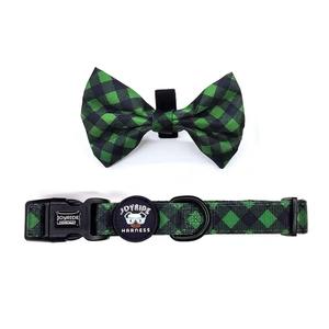 Green Plaid Collar (   free removable bowtie ) Outlet Explore