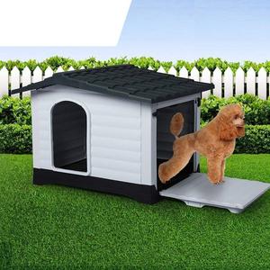 WEATHERPROOF OUTDOOR DOG KENNEL - GREY Big Discount Online