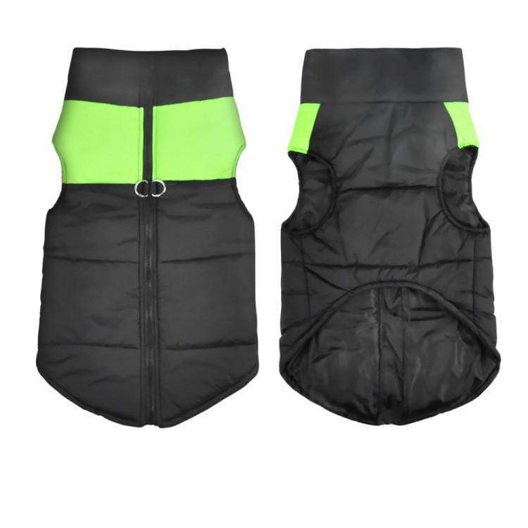 WATERPROOF DOG JACKET - GREEN MEDIUM Sale Outlet