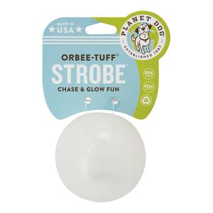Tuff Flashing Strobe Ball Dog Toy - Glow in the Dark Manchester Sale Online