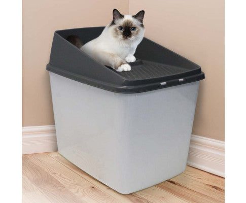 XL Top Entry Cat Litter Box Covered Kitty Tray Free Shipping Cheap Online