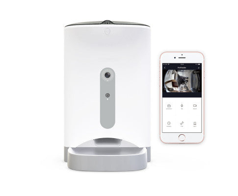 SMART AUTOMATIC PET FEEDER SMARTPHONE CAMERA APP FOR IPHONE ANDROID Clearance Sast