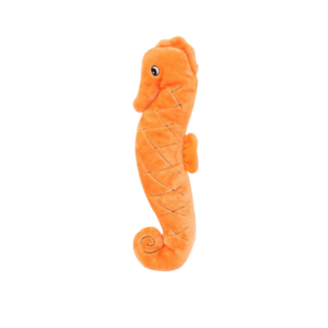 Zippy Paws Plush Squeaky Jigglerz Dog Toy - Seahorse Free Shipping With Mastercard