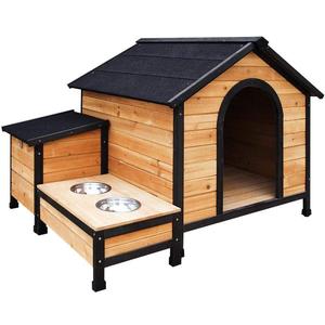 XL WOODEN DOG KENNEL WITH STORAGE Buy Cheap With Paypal