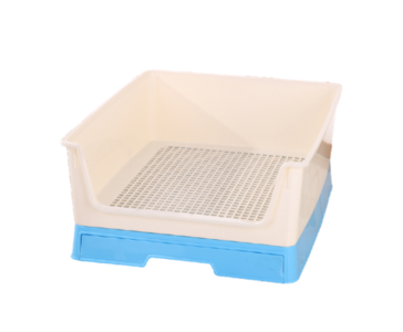Medium Dog Potty Training  Tray With Wall - Blue Best Wholesale Online