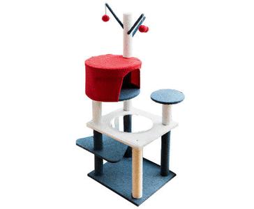 Multi Colour Cat Scratching Post with Toys Free Shipping Marketable