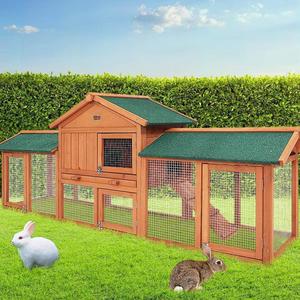 Large Wooden Chicken Coop & Rabbit Hutch Real Sale Online