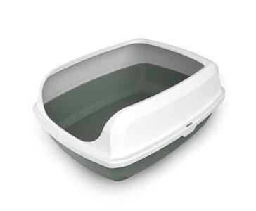 Medium High Side Large Portable Open Cat Litter Box With Scoop - Grey From China Sale Online