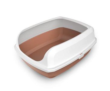 Medium High Side Large Portable Open Cat Litter Box With Scoop - Brown Discount 2025 New